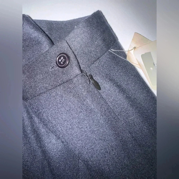 Jones NY VINTAGE 100% Worsted Wool midnight‎ Pleated Skirt sz 14 NWT - Picture 5 of 5